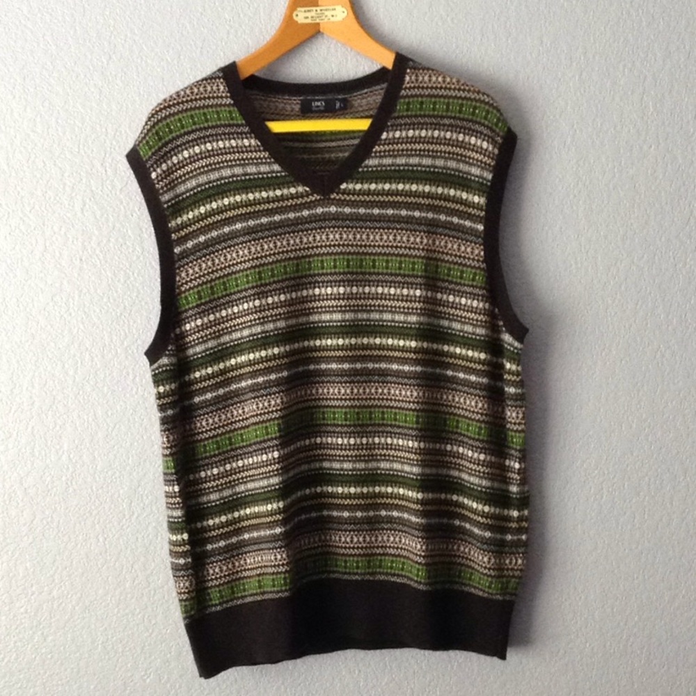 Lincs by David Chu V neck sweater-brand new
